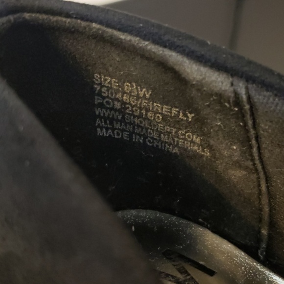 Size 9.5 WIDE Chelsea Moreland Firefly High Heels - Picture 5 of 5